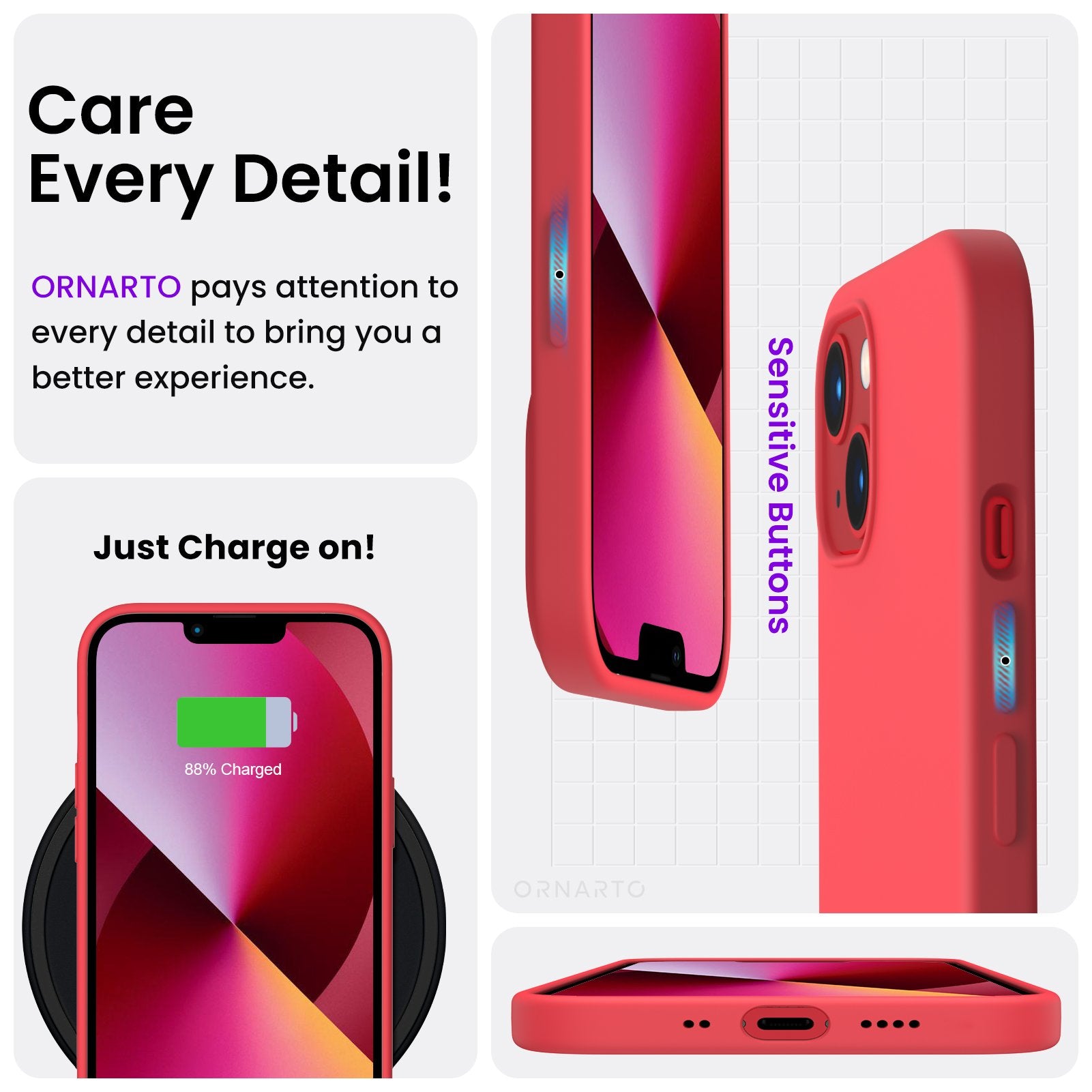 Liquid Silicone Case for iPhone 13 Series