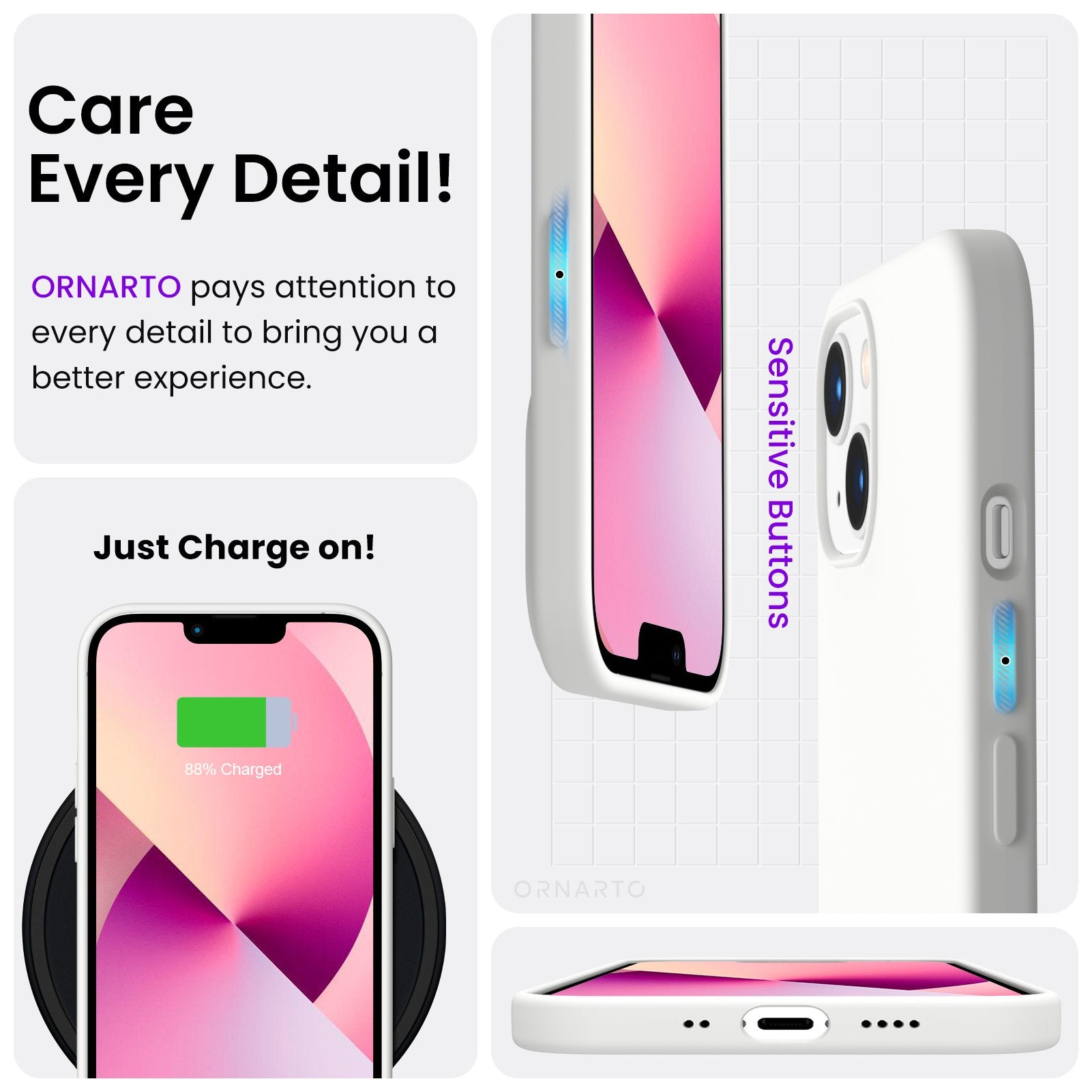 Liquid Silicone Case for iPhone 13 Series