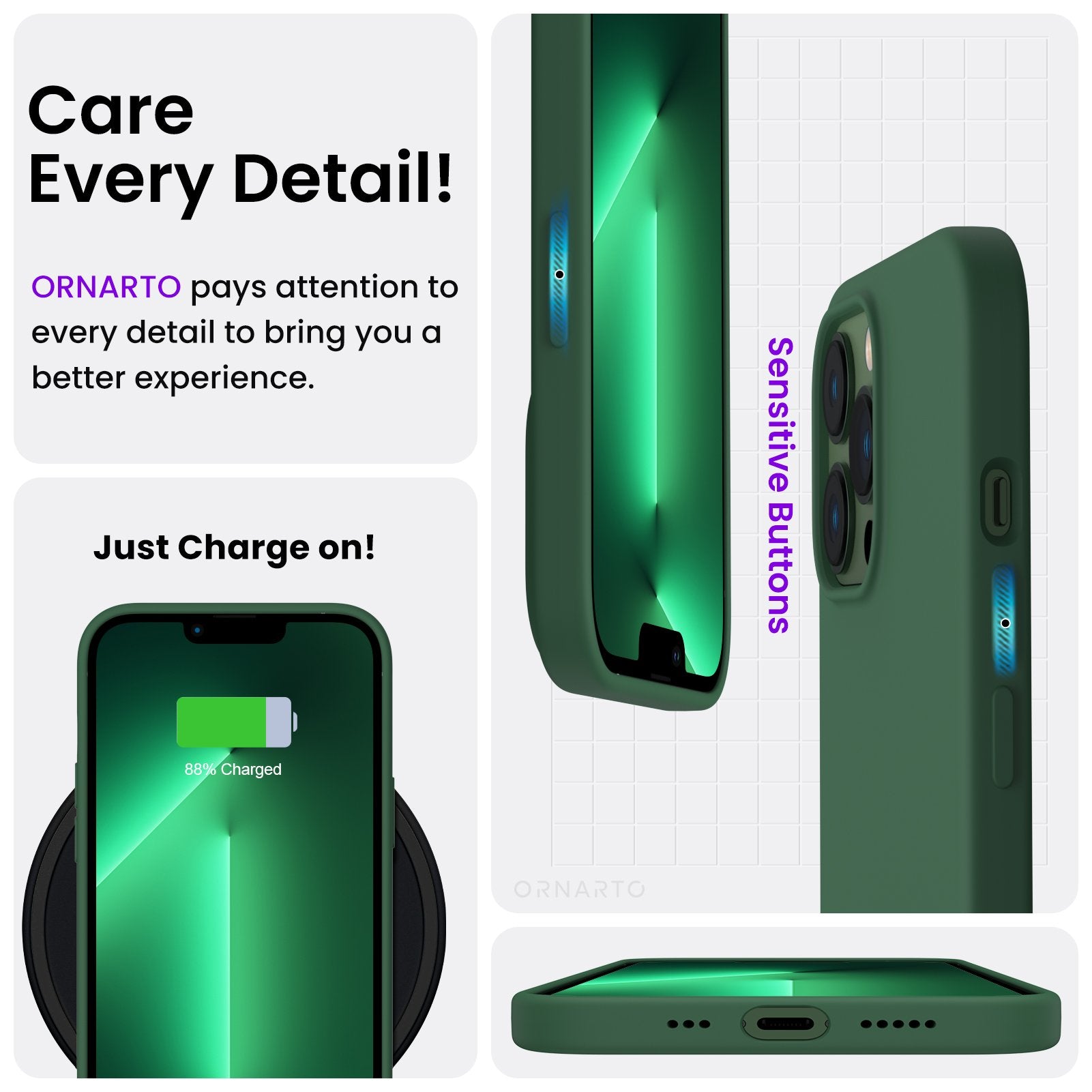 Liquid Silicone Case for iPhone 13 Series