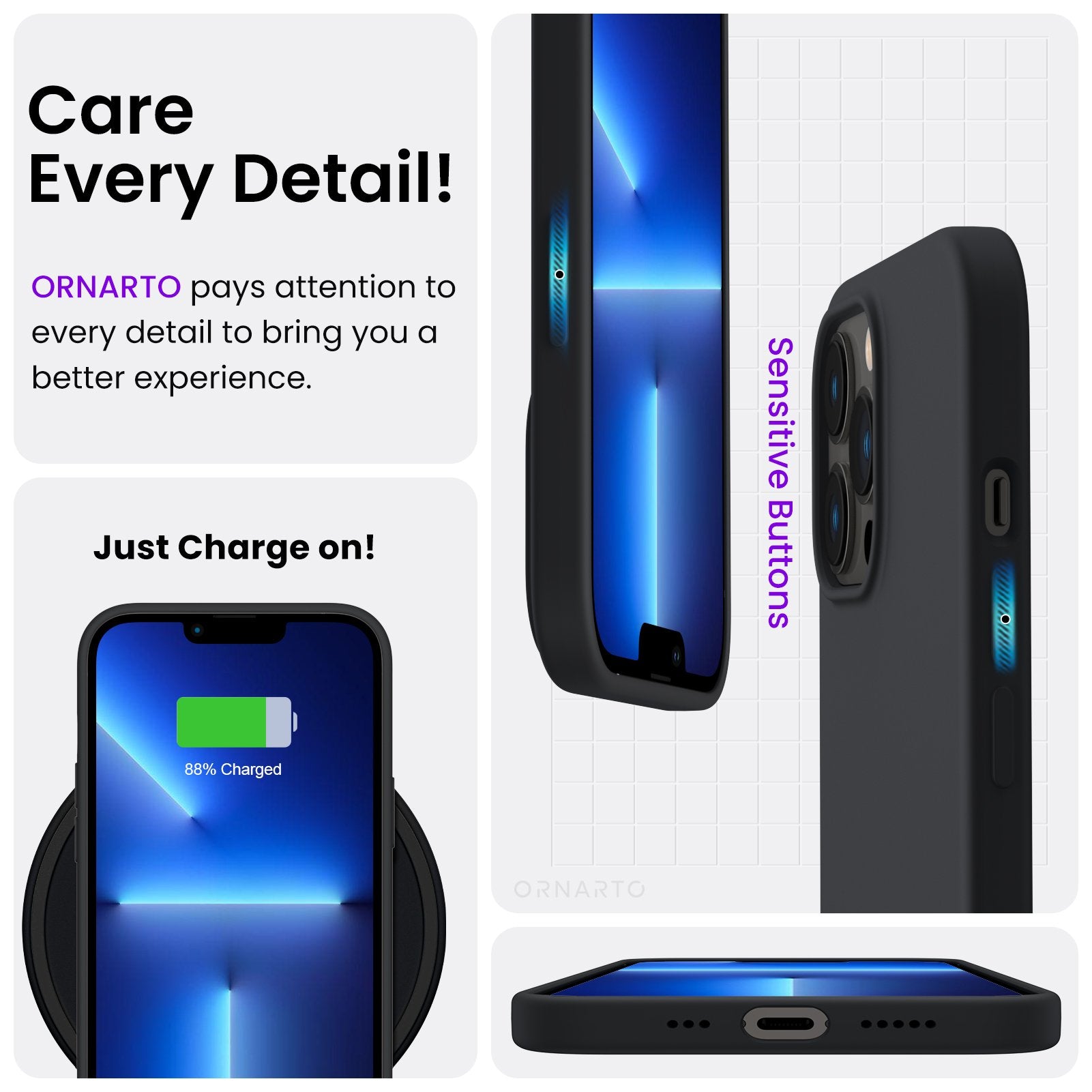 Liquid Silicone Case for iPhone 13 Series