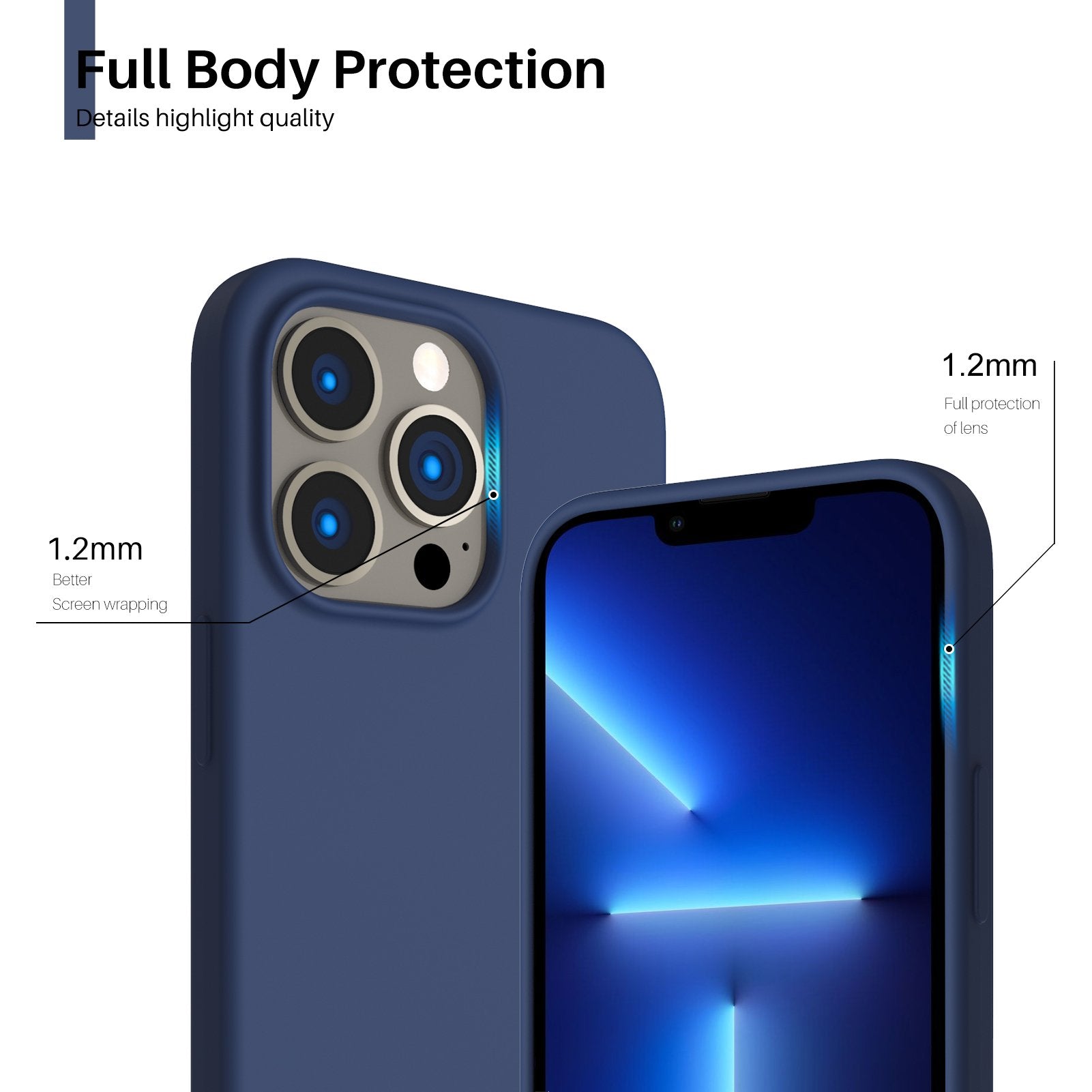 Liquid Silicone Case for iPhone 13 Series