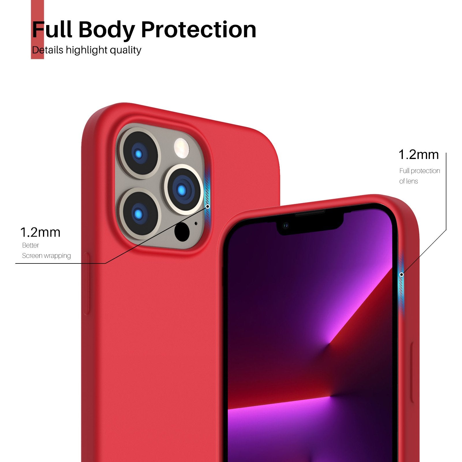 Liquid Silicone Case for iPhone 13 Series