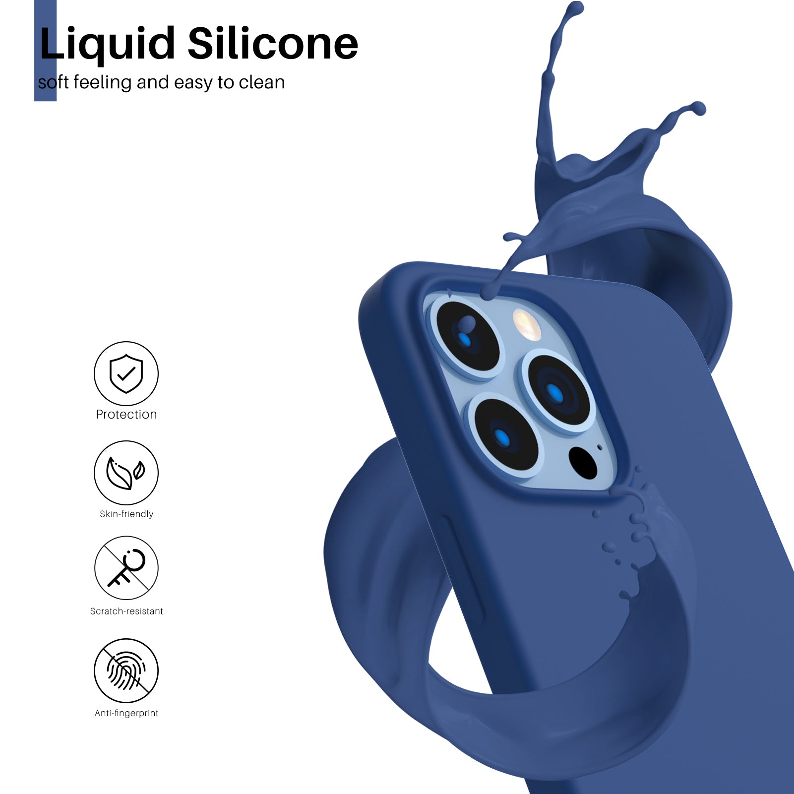 Liquid Silicone Case for iPhone 13 Series