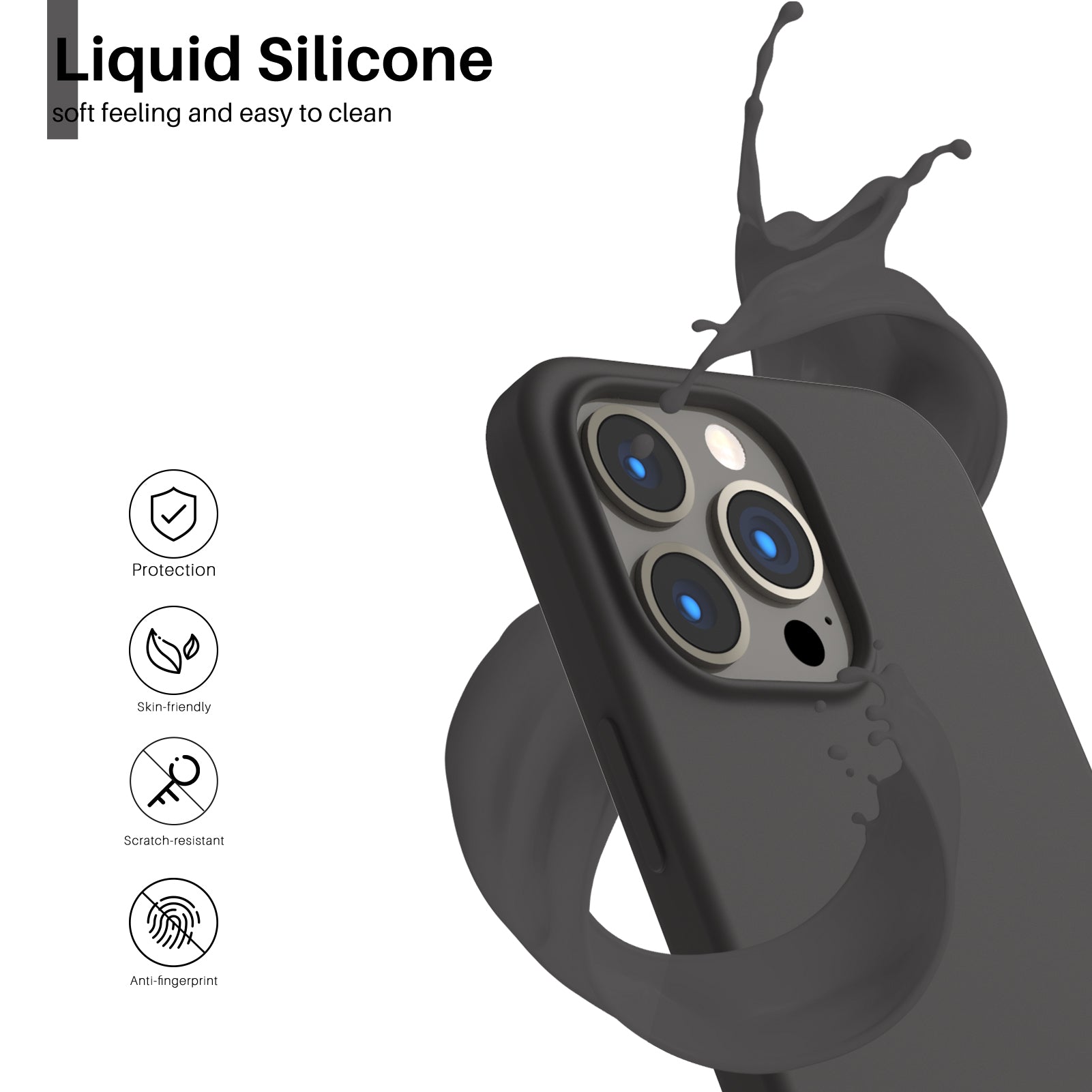 Liquid Silicone Case for iPhone 13 Series