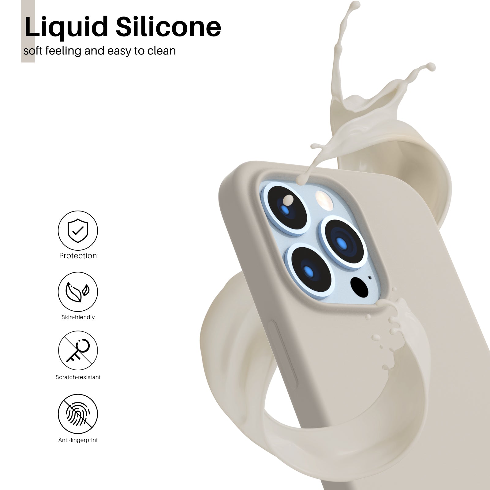 Liquid Silicone Case for iPhone 13 Series