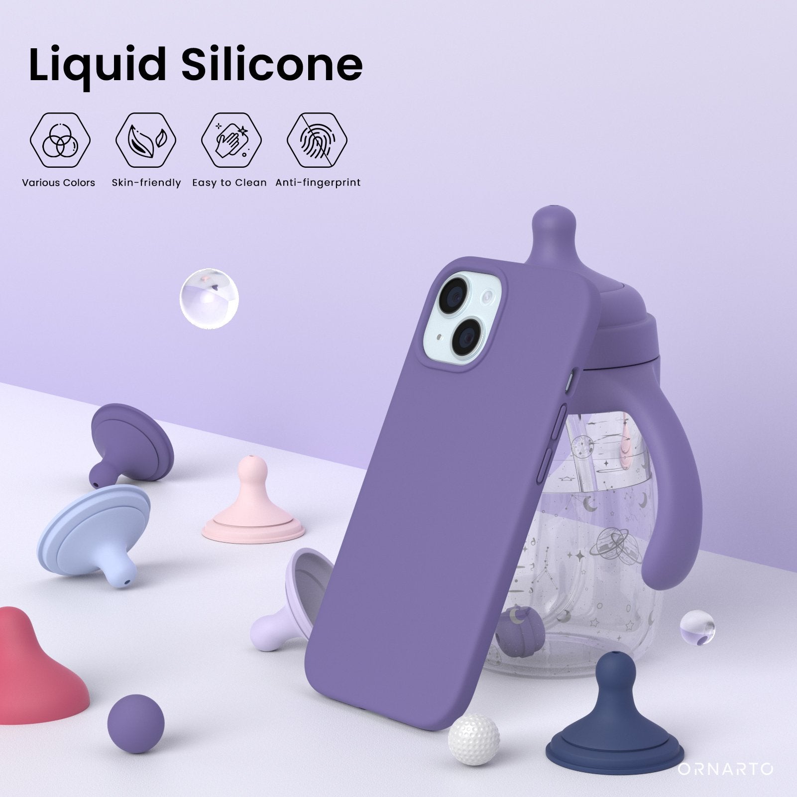 Liquid Silicone Case for iPhone 15 Series