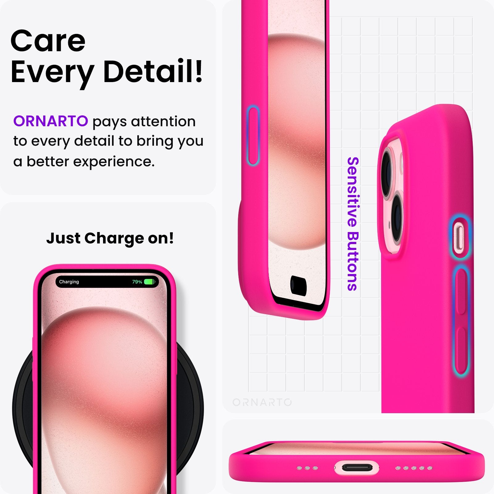 Liquid Silicone Case for iPhone 15 Series
