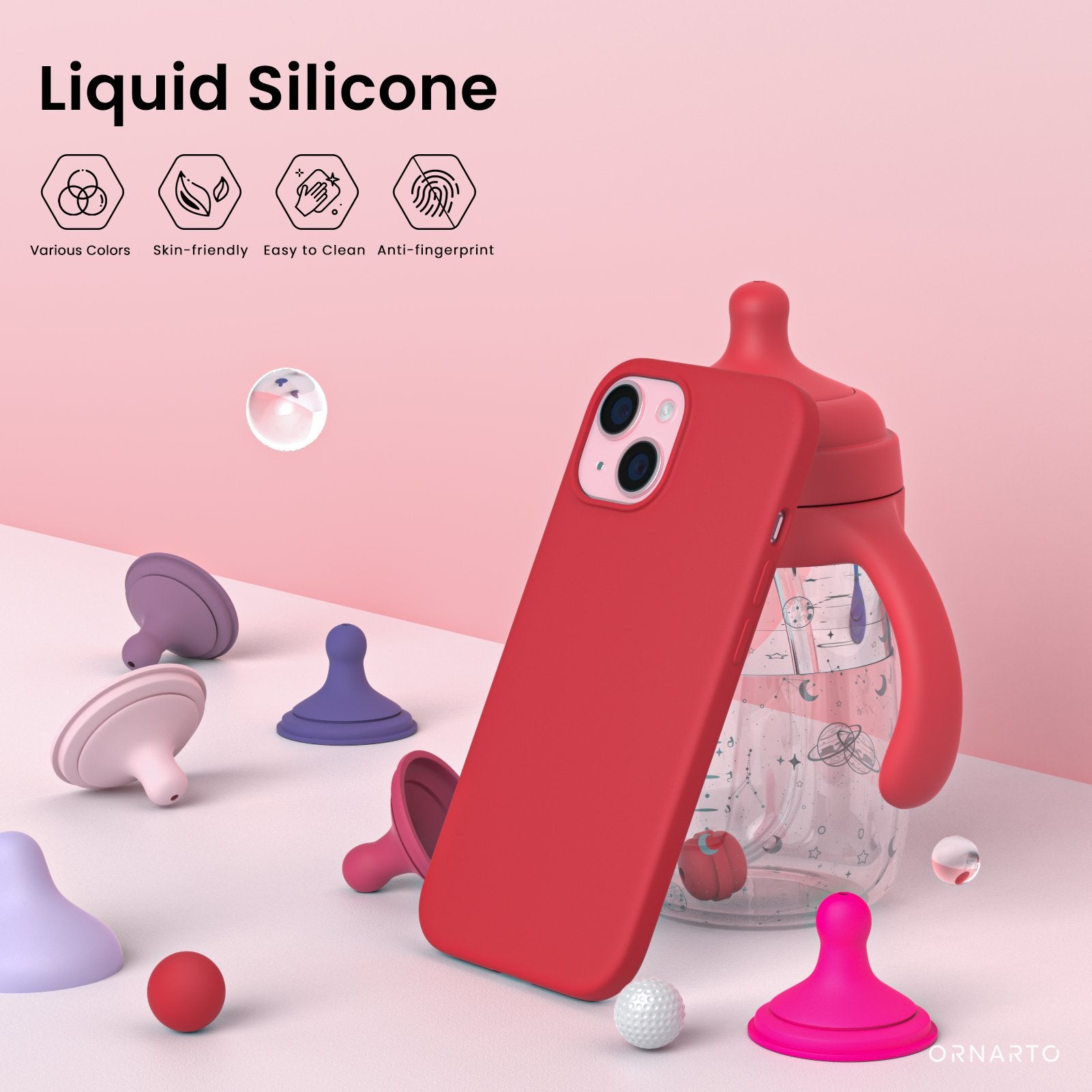 Liquid Silicone Case for iPhone 15 Series