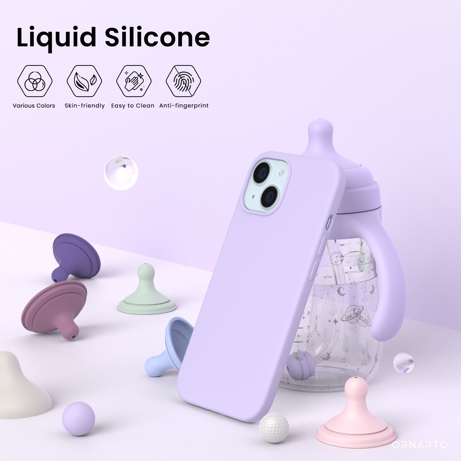 Liquid Silicone Case for iPhone 15 Series