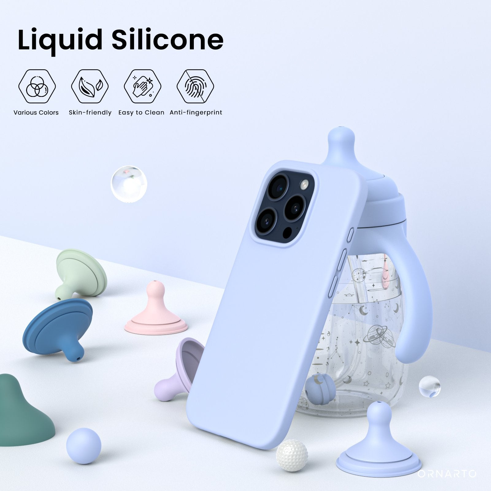 Liquid Silicone Case for iPhone 15 Series