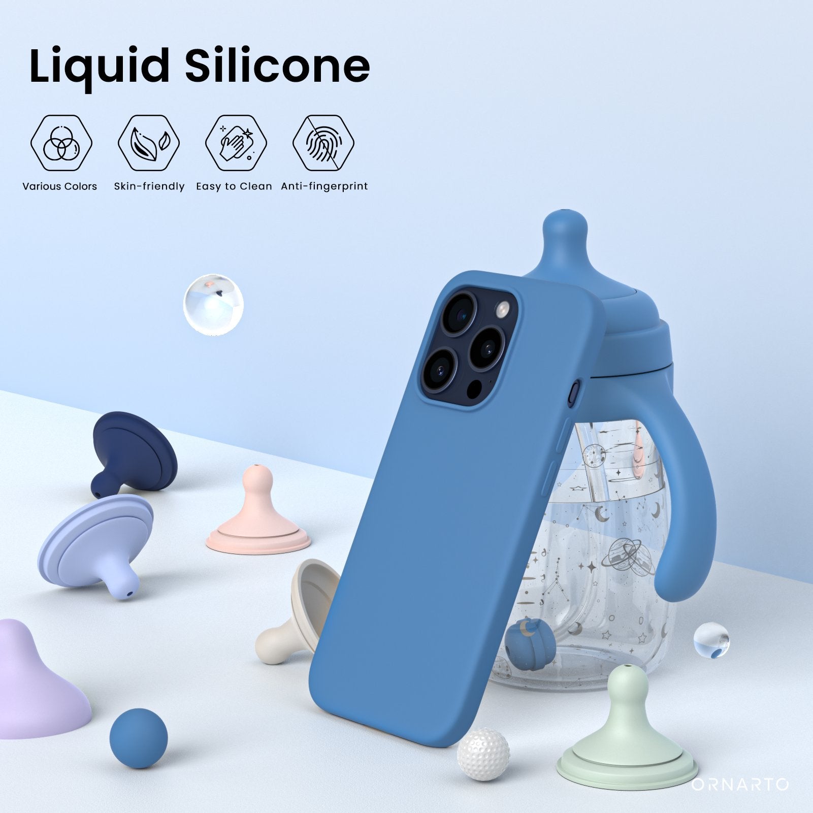 Liquid Silicone Case for iPhone 15 Series