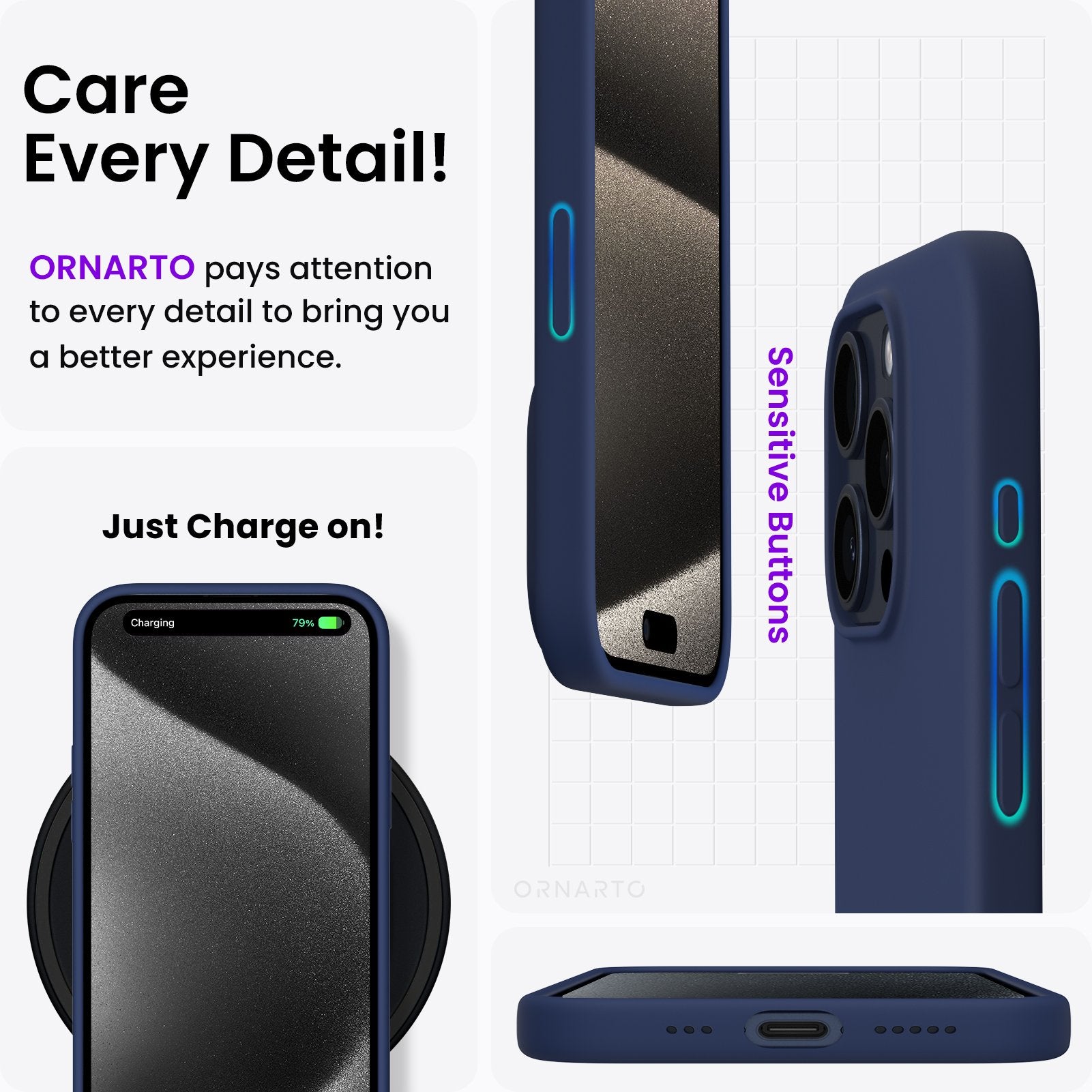 Liquid Silicone Case for iPhone 15 Series