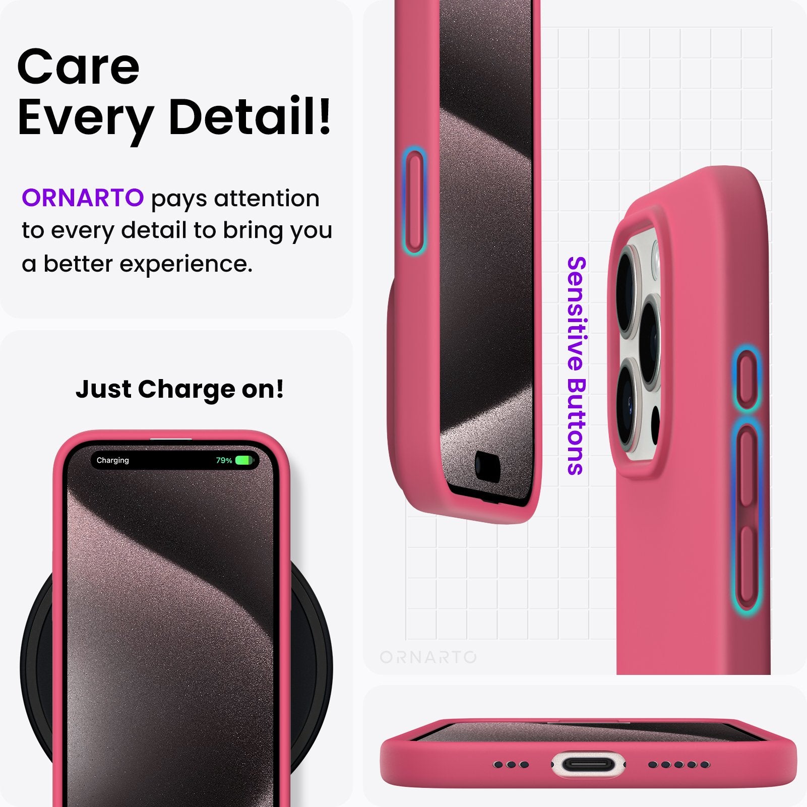 Liquid Silicone Case for iPhone 15 Series