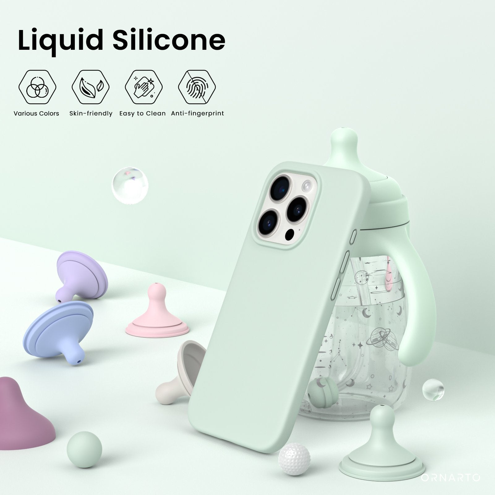 Liquid Silicone Case for iPhone 15 Series