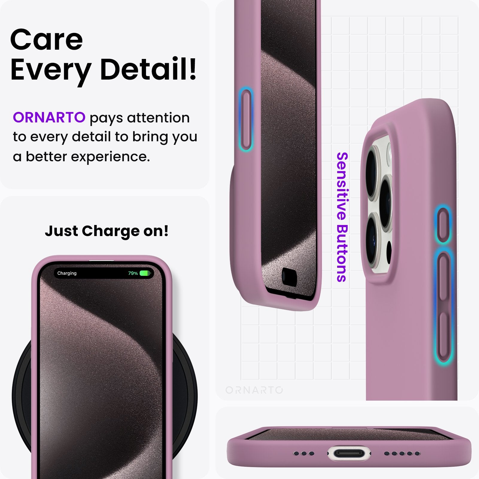 Liquid Silicone Case for iPhone 15 Series
