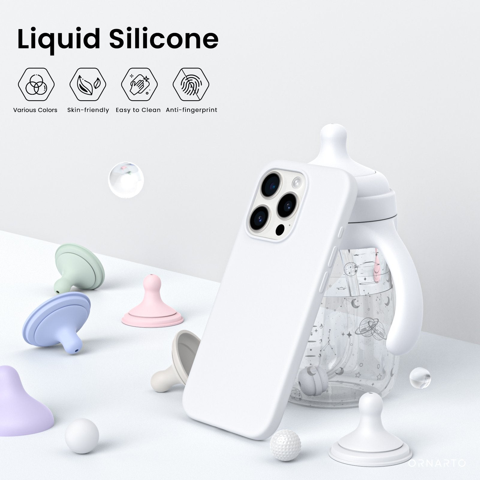 Liquid Silicone Case for iPhone 15 Series