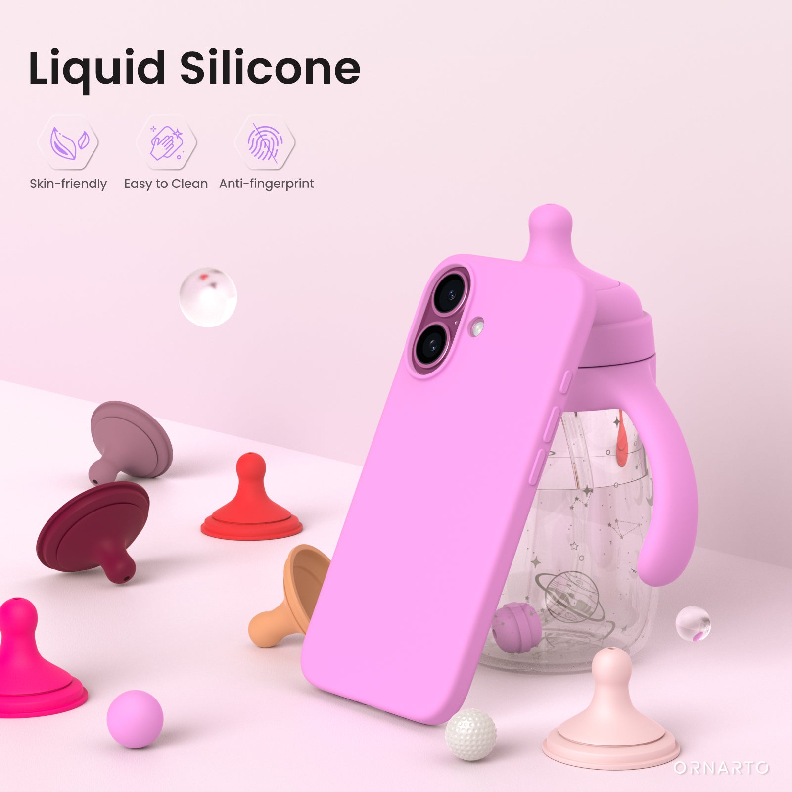 Liquid Silicone Case for iPhone 16 Series