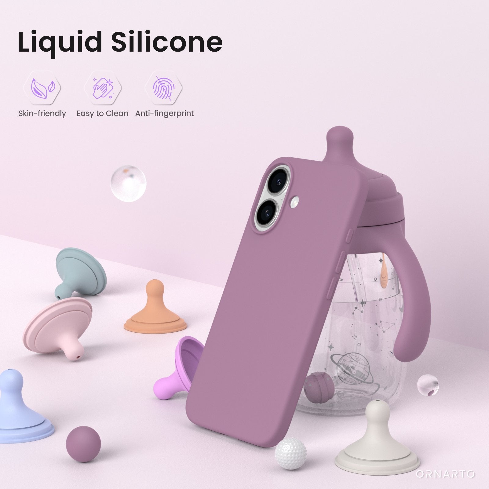 Liquid Silicone Case for iPhone 16 Series
