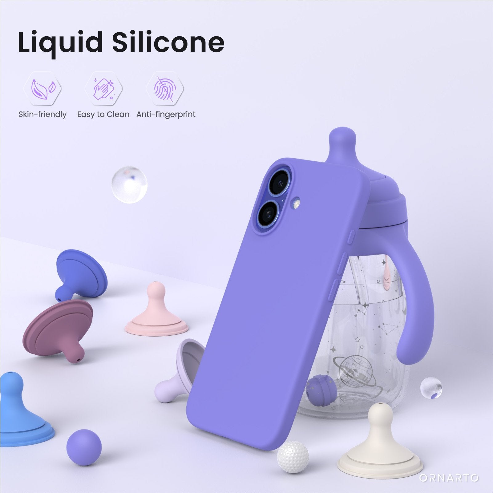 Liquid Silicone Case for iPhone 16 Series