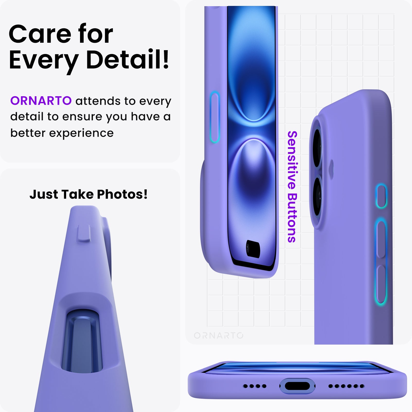 Liquid Silicone Case for iPhone 16 Series