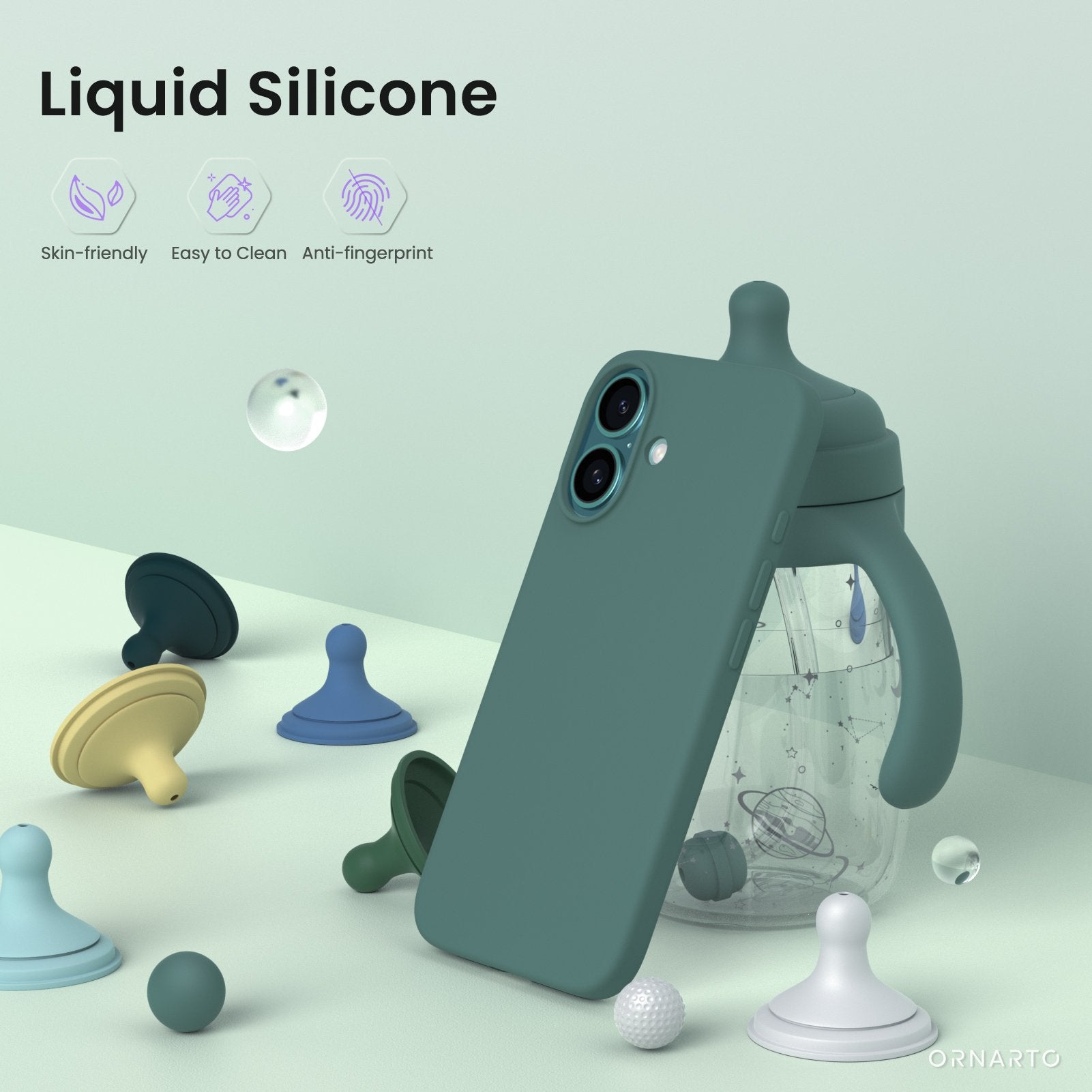 Liquid Silicone Case for iPhone 16 Series