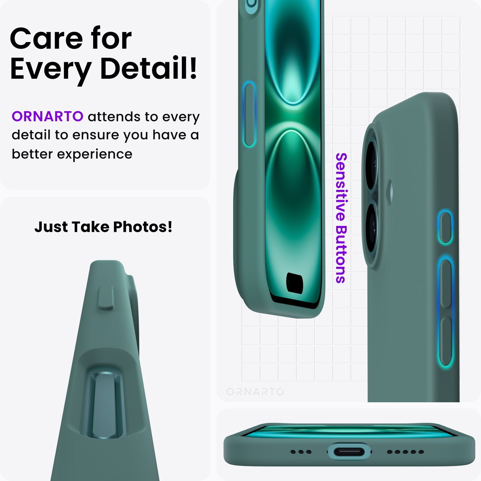 Liquid Silicone Case for iPhone 16 Series