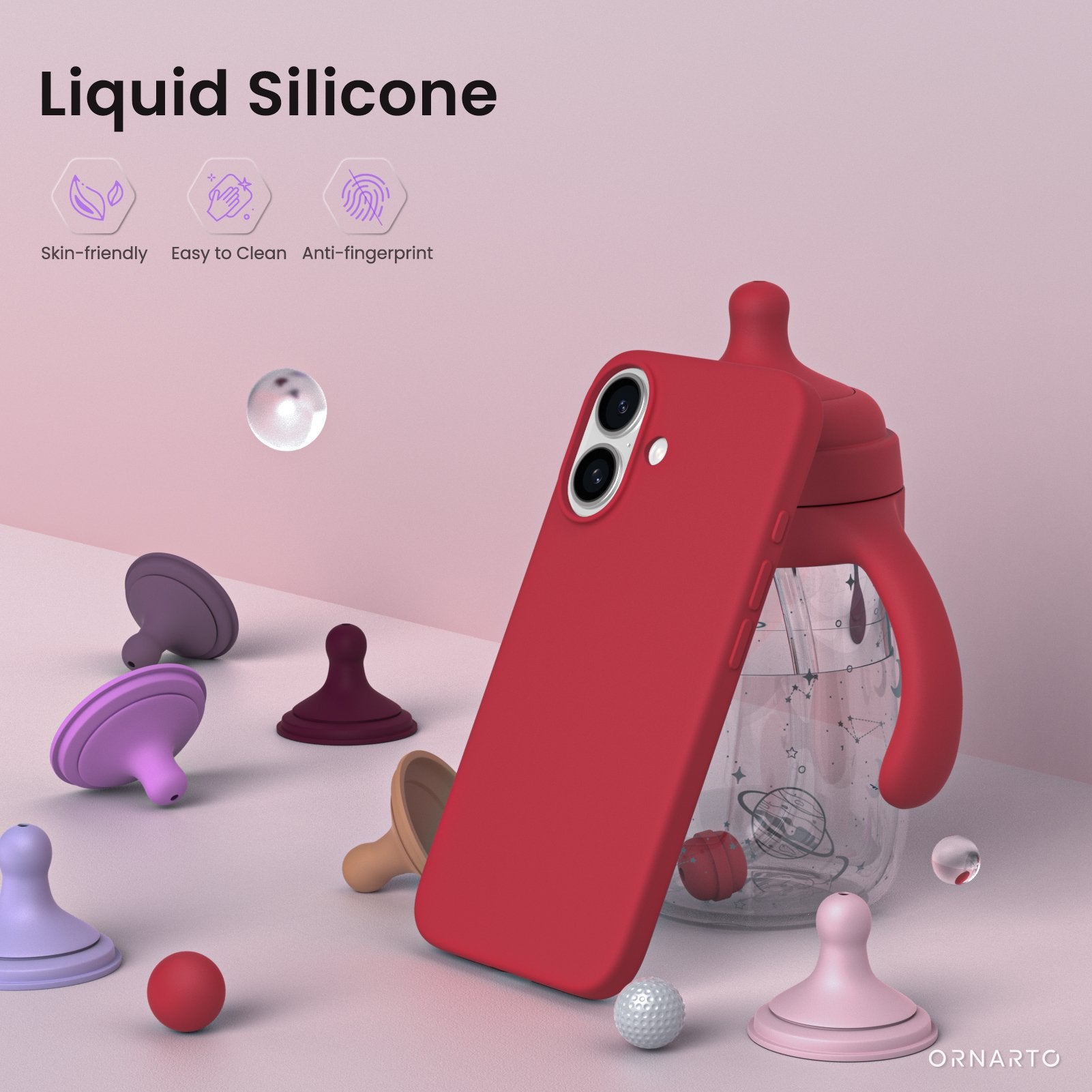 Liquid Silicone Case for iPhone 16 Series