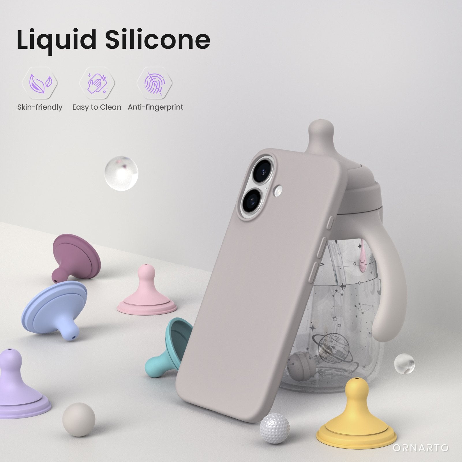 Liquid Silicone Case for iPhone 16 Series