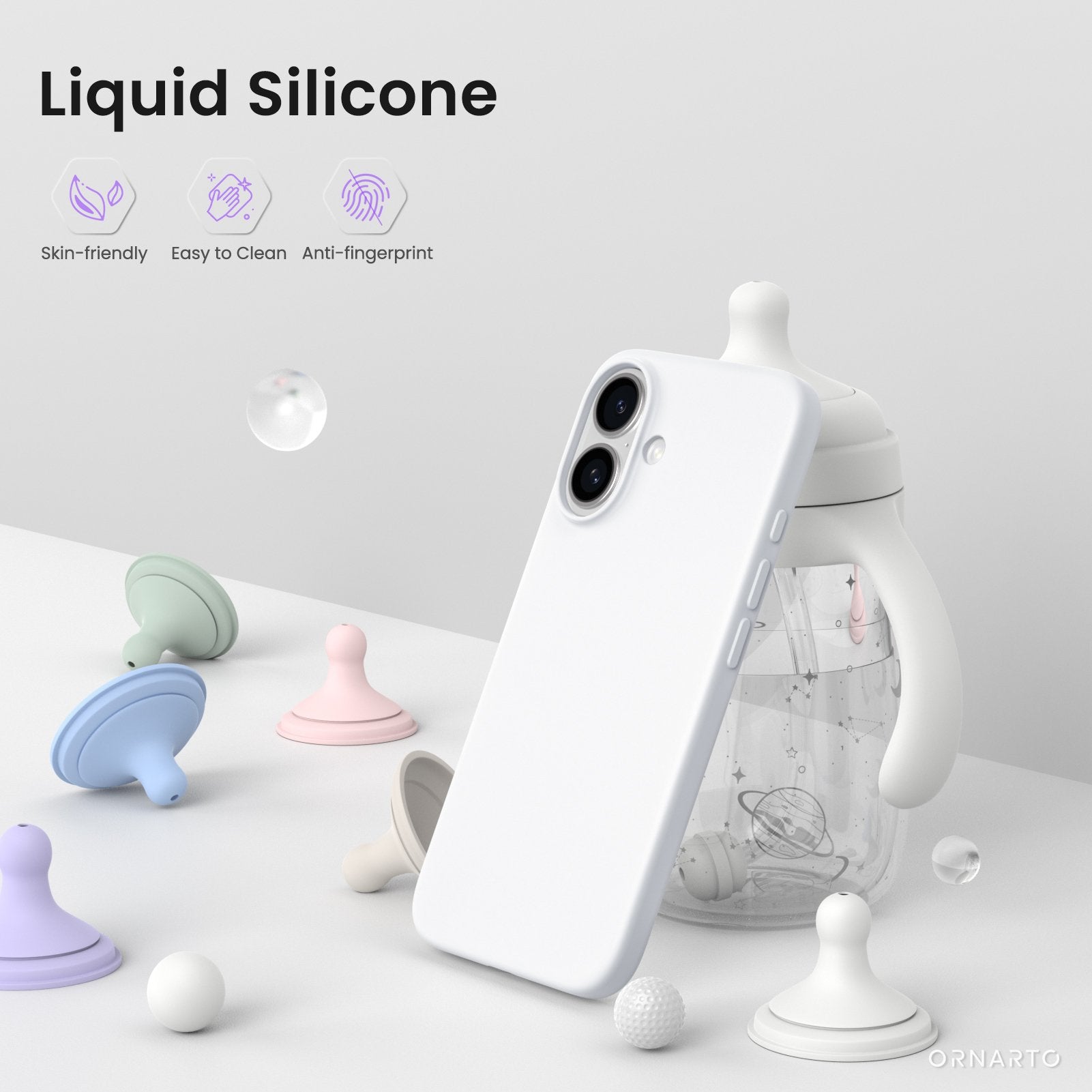 Liquid Silicone Case for iPhone 16 Series