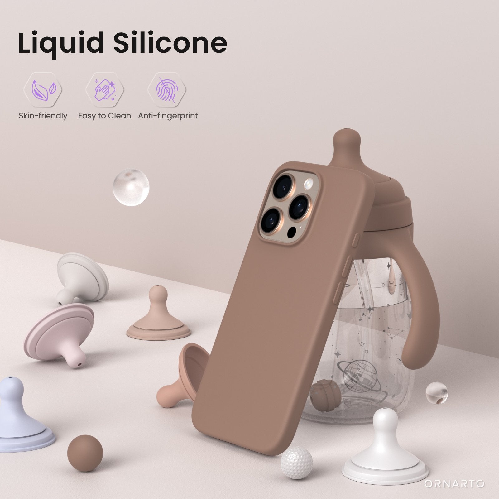 Liquid Silicone Case for iPhone 16 Series