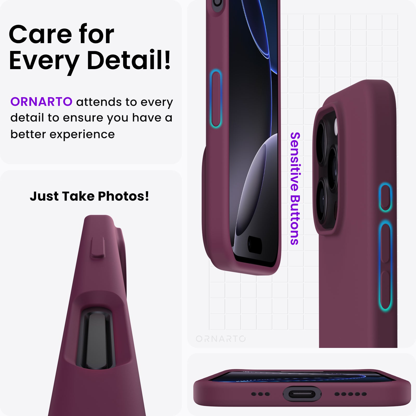 Liquid Silicone Case for iPhone 16 Series