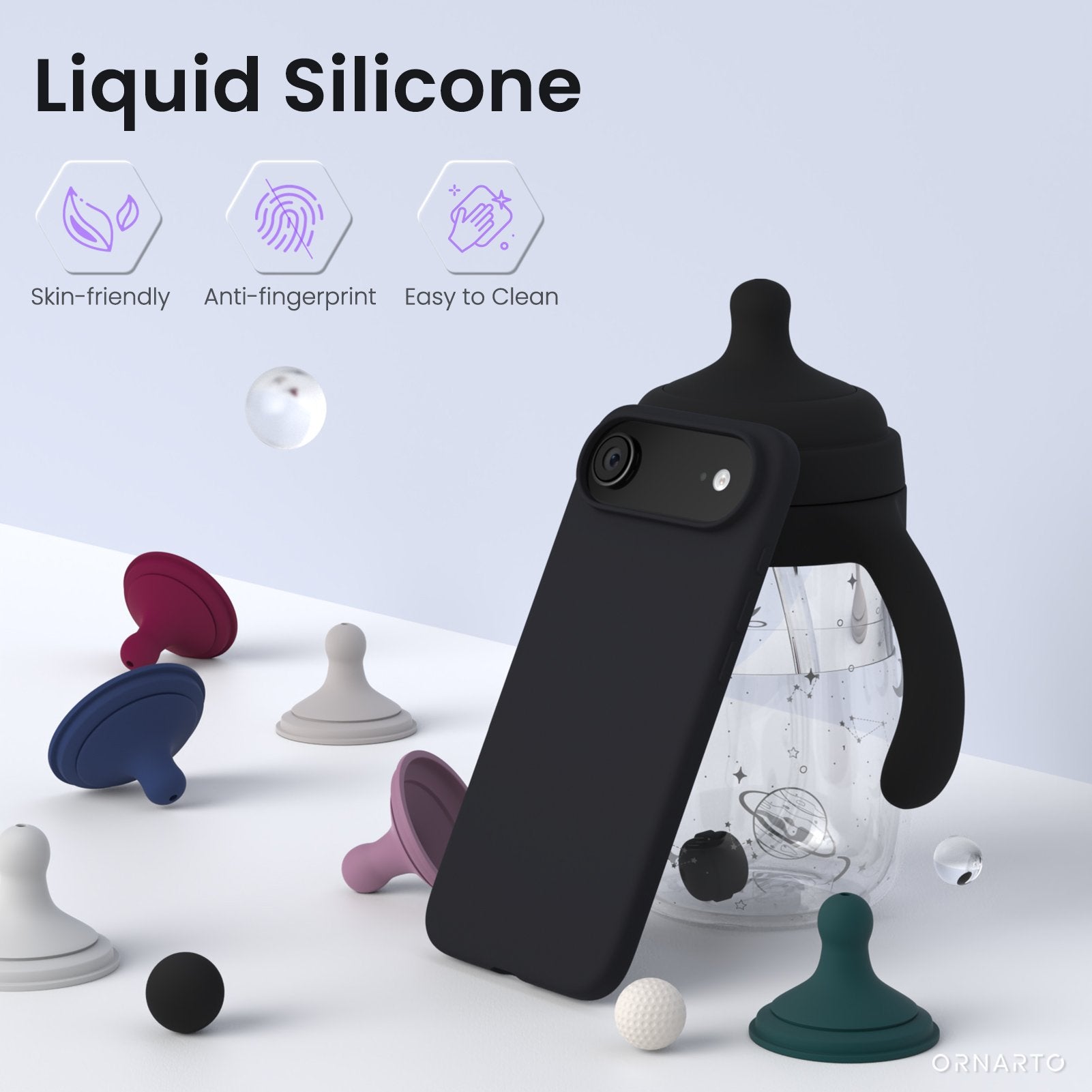 Liquid Silicone Case for iPhone 17 Series