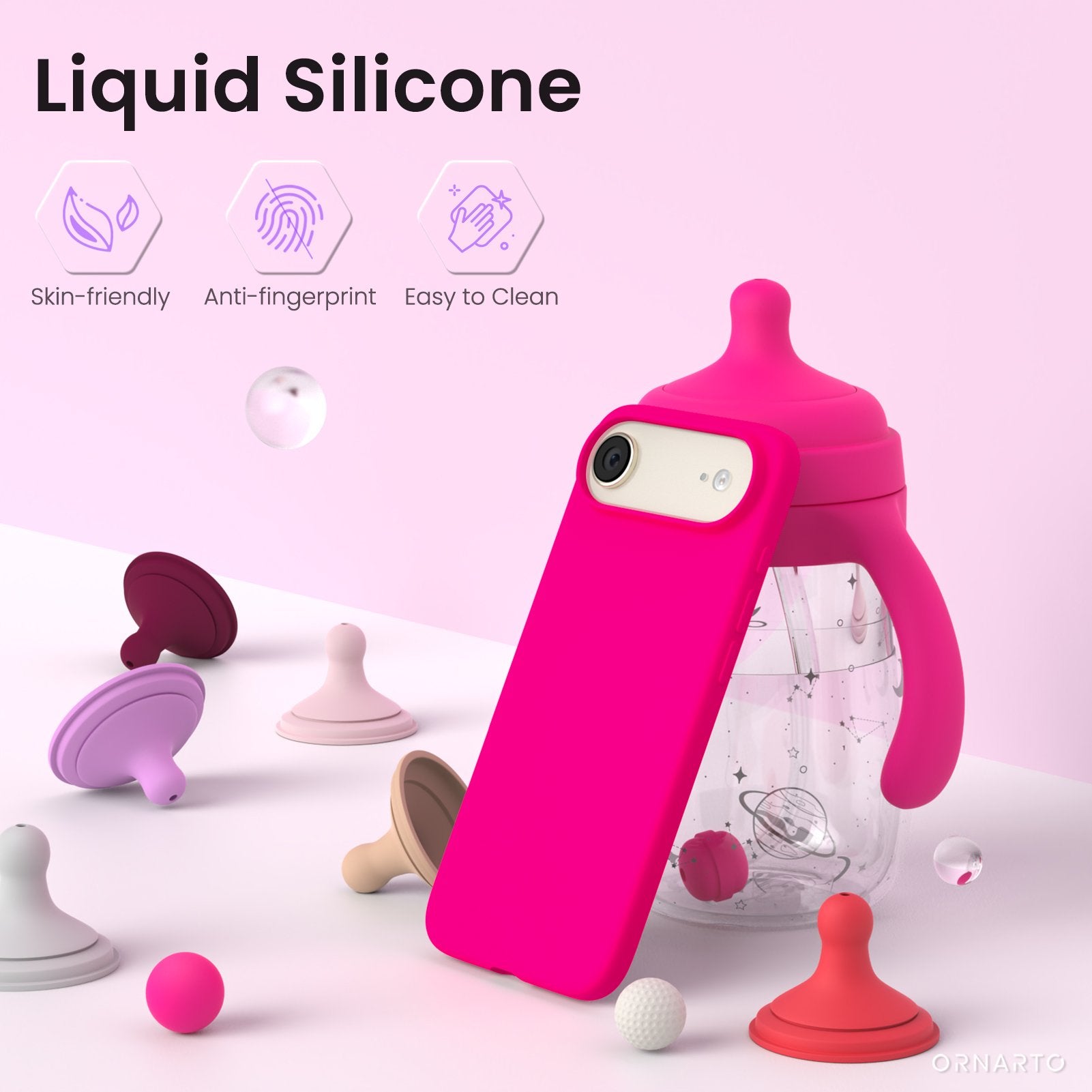 Liquid Silicone Case for iPhone 17 Series