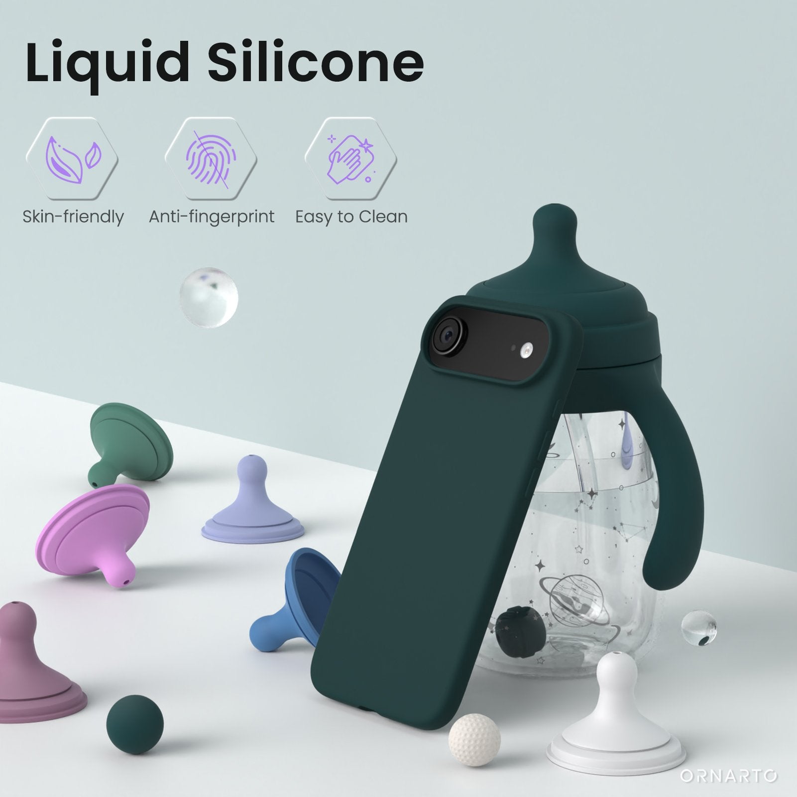 Liquid Silicone Case for iPhone 17 Series