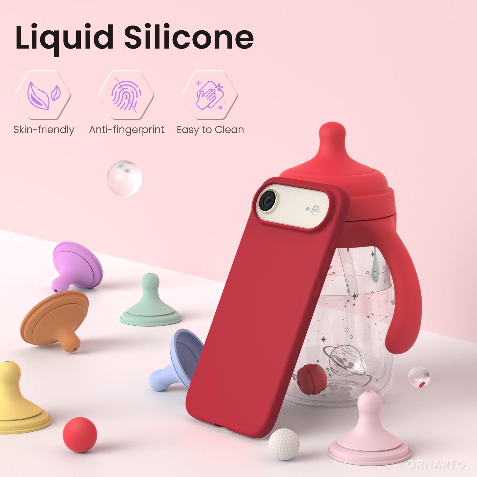 Liquid Silicone Case for iPhone 17 Series