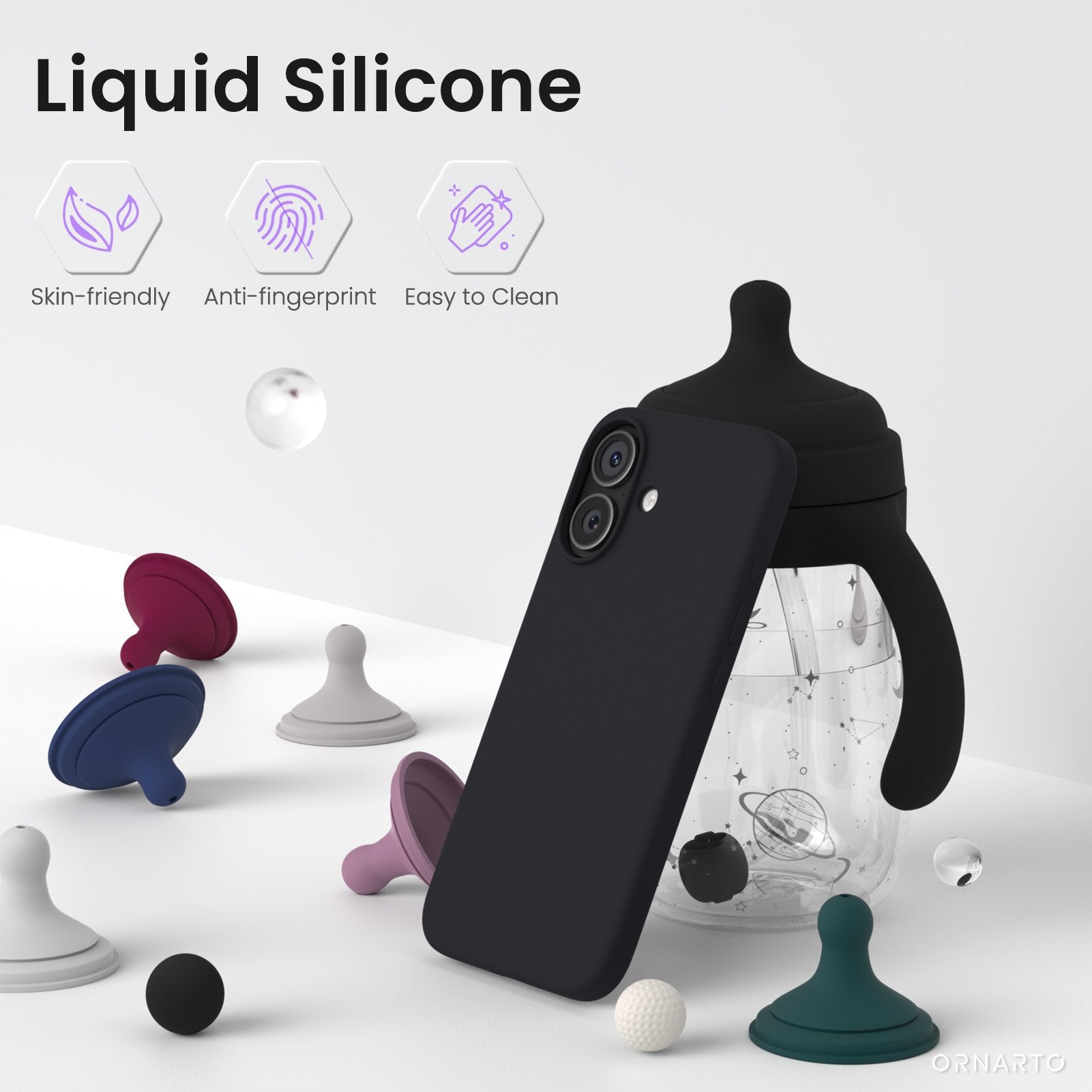 Liquid Silicone Case for iPhone 17 Series