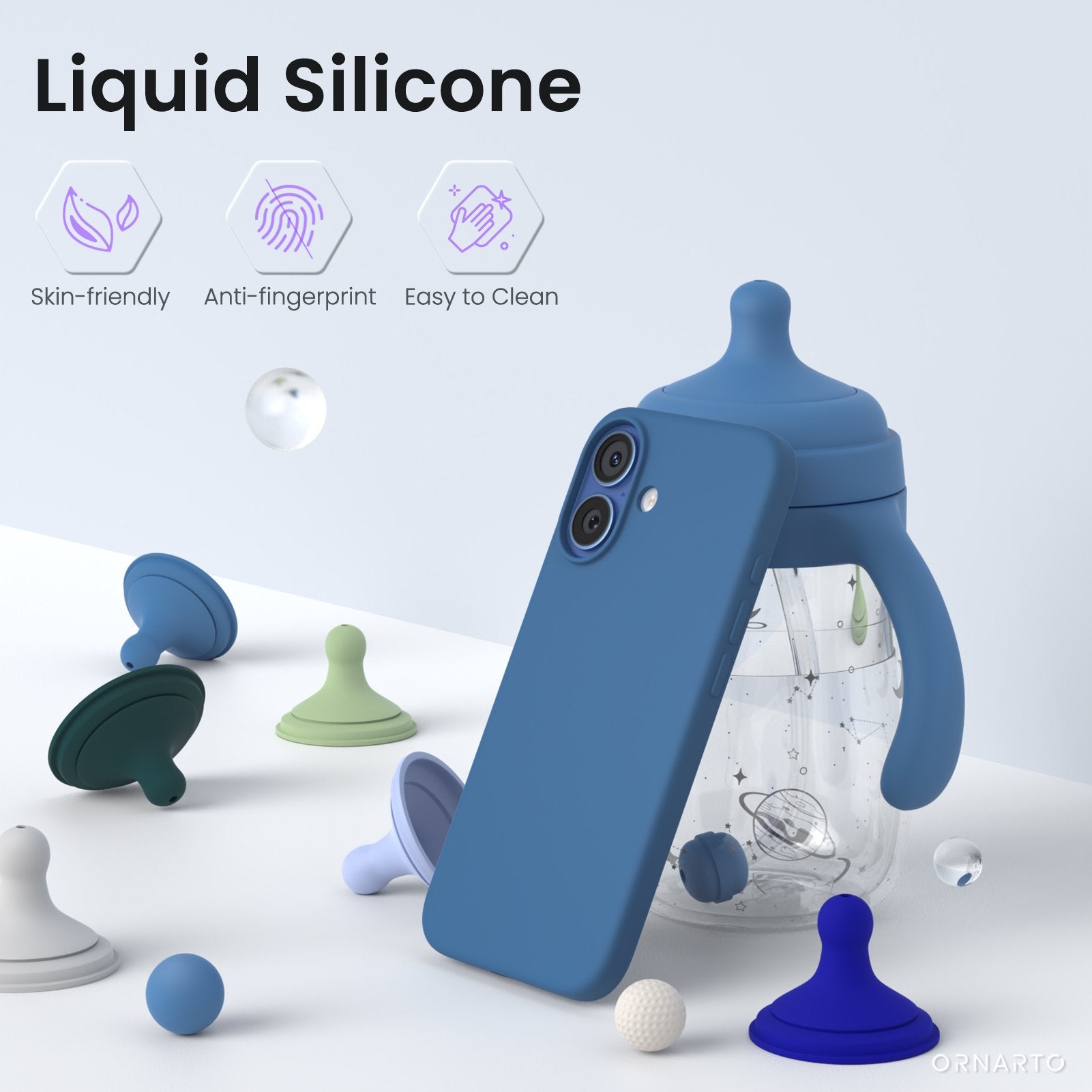 Liquid Silicone Case for iPhone 17 Series