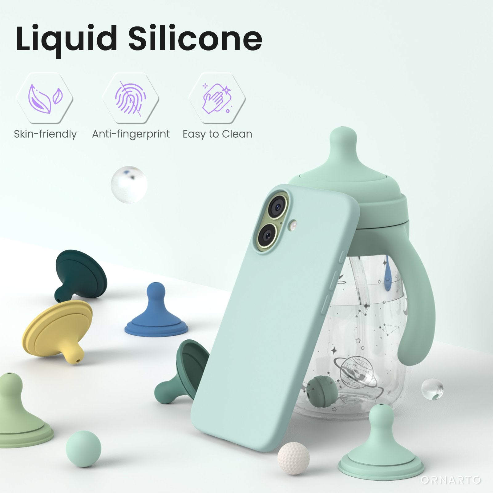 Liquid Silicone Case for iPhone 17 Series