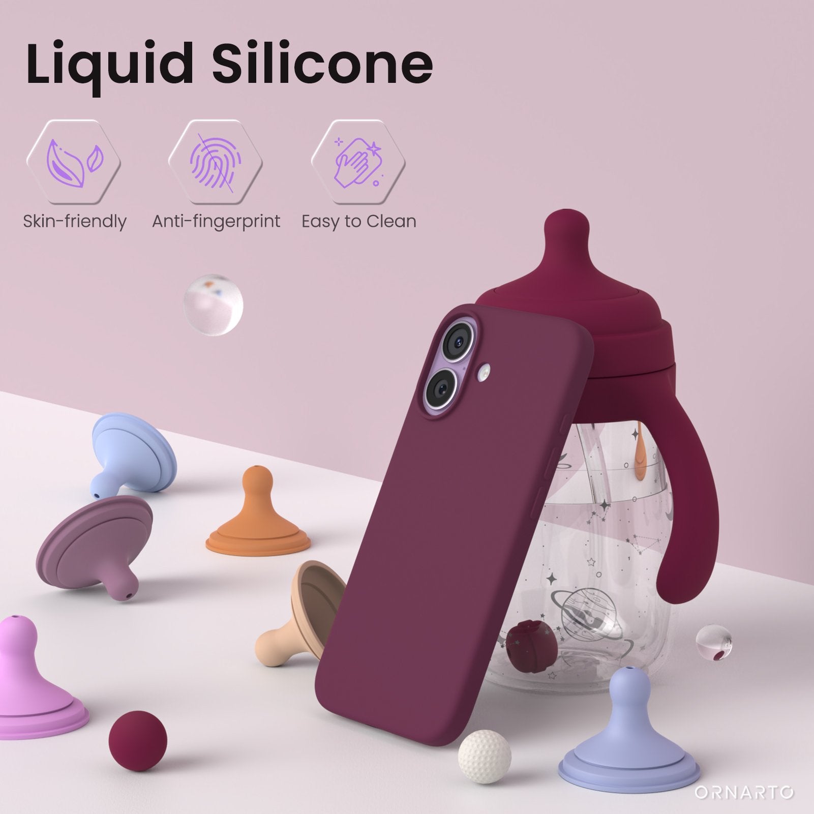 Liquid Silicone Case for iPhone 17 Series