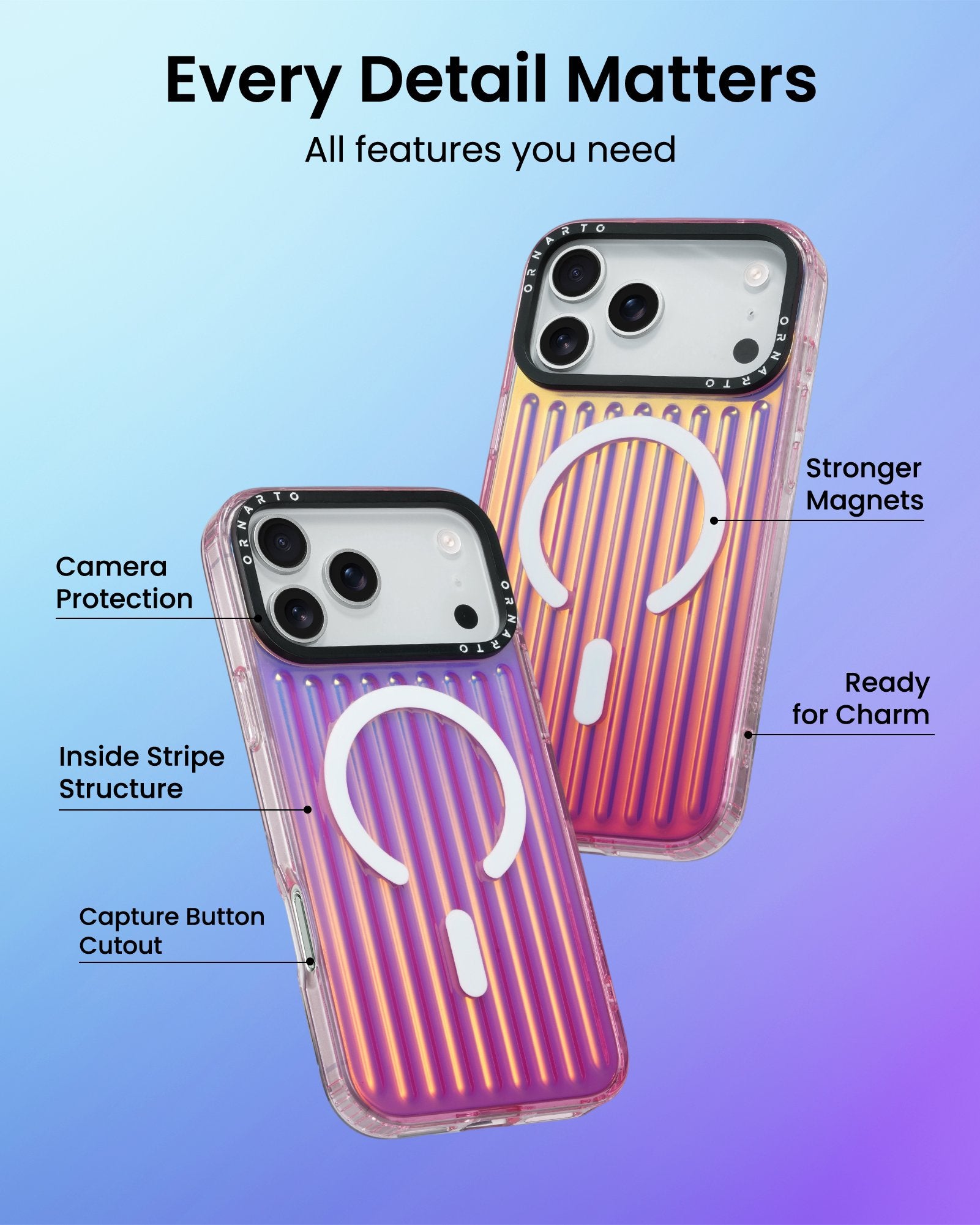 Iridescent Luggage Glow Case for iPhone 17 Pro | Pro Max