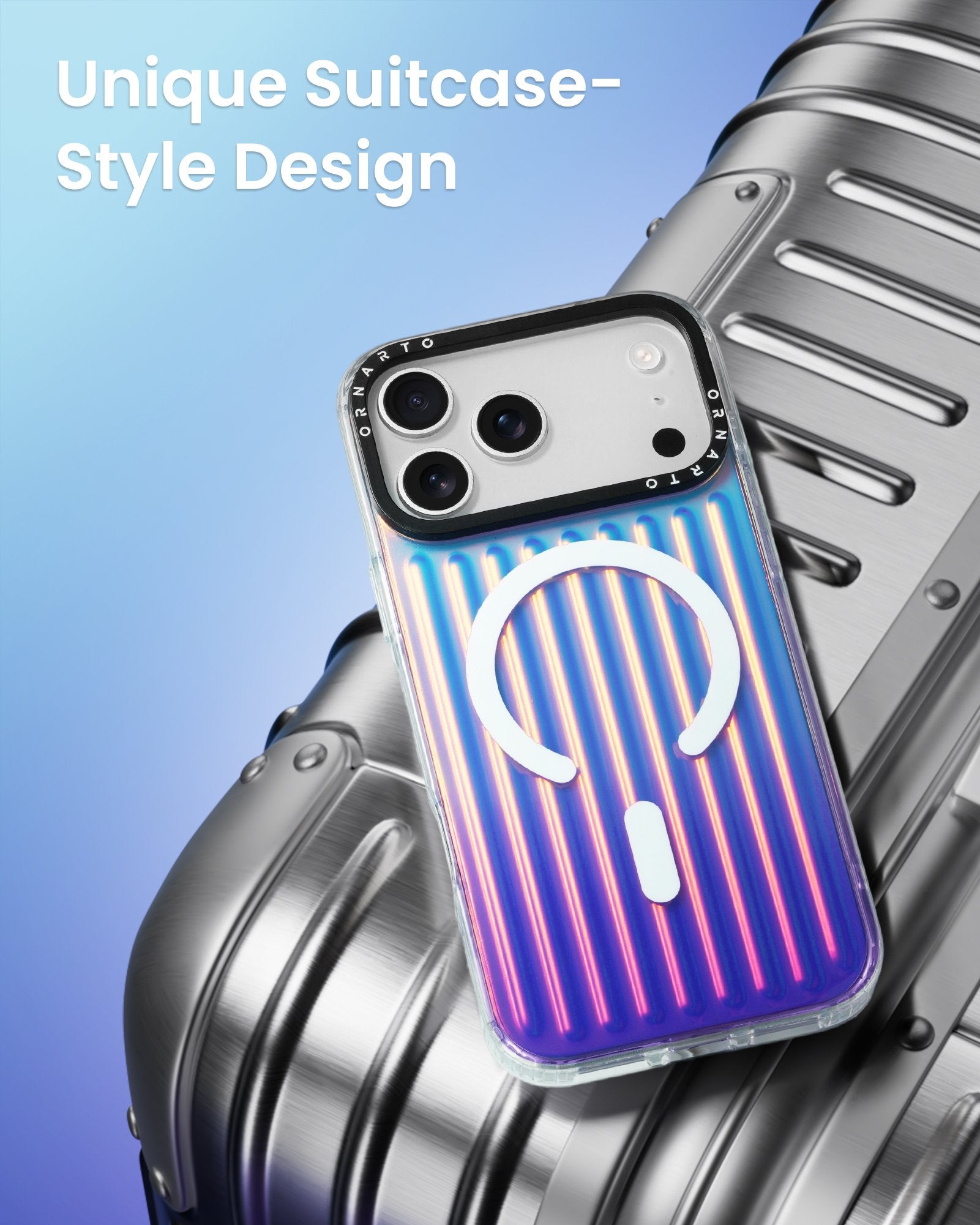 Iridescent Luggage Glow Case for iPhone 17 Pro | Pro Max