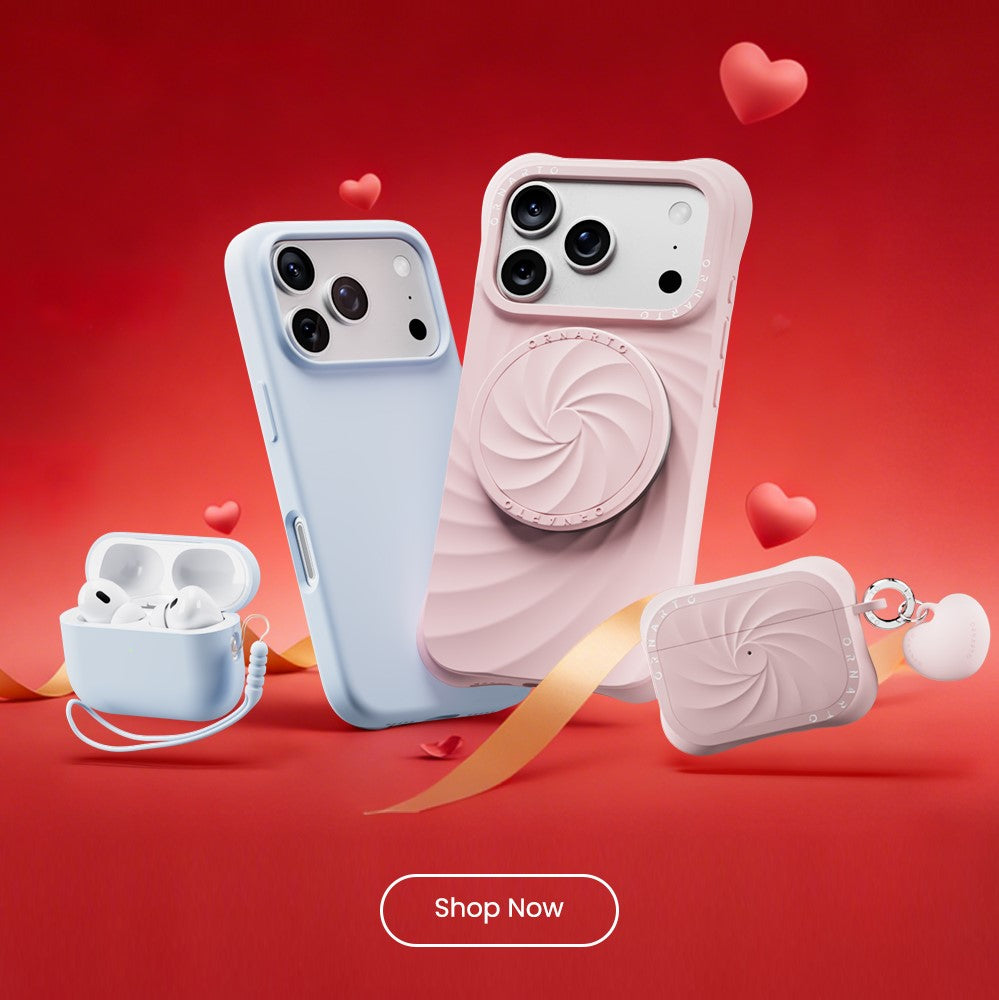 ORNARTO Valentine’s Day gift guide with iPhone cases, AirPods cases, and accessories