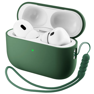 Flüssigsilikon-Hülle für AirPods Pro 3 mit Schlüsselband