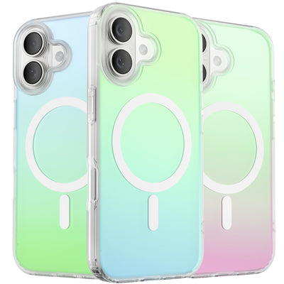 Fluoreszierende Farbverlauf MagSafe Hülle für iPhone 17 Serie