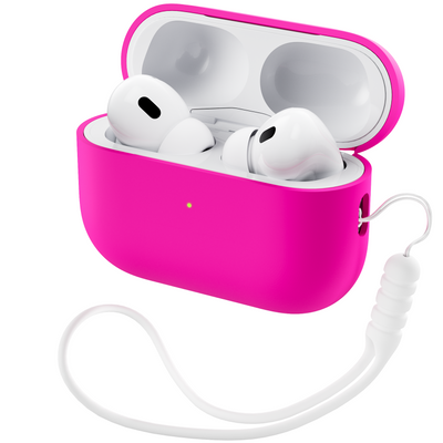 Flüssigsilikon AirPods Pro 2 Hülle (2022) mit Umhängeband