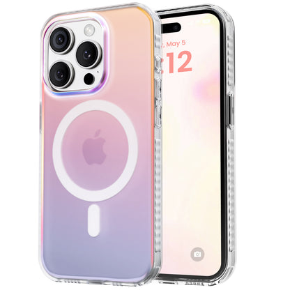 Hue for iPhone 15 Series, Fluorescent Gradient, Compatible with Magsafe