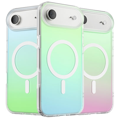 Fluoreszierende Farbverlauf MagSafe Hülle für iPhone 17 Serie
