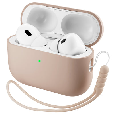 Flüssigsilikon-Hülle für AirPods Pro 3 mit Schlüsselband