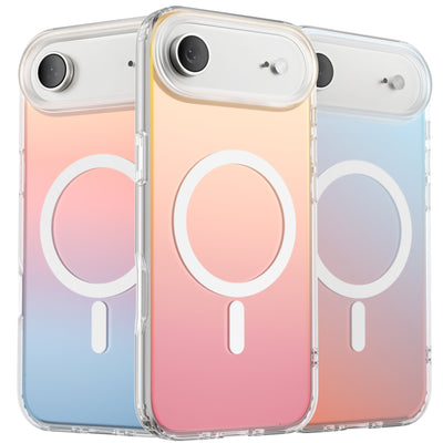 Fluoreszierende Farbverlauf MagSafe Hülle für iPhone 17 Serie