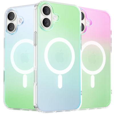 Fluoreszierende Gradient MagSafe Hülle für die iPhone 16 Serie